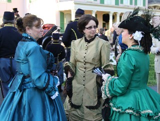 Ladies prepared for the evening